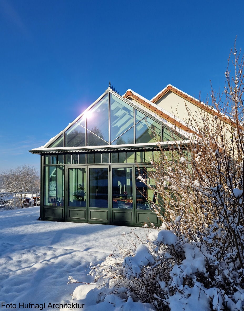 Neubau Wintergarten an Einfamilienhaus